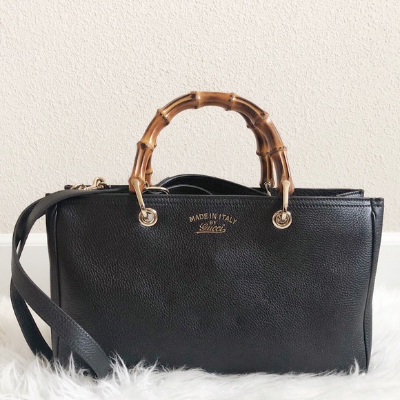 Gucci Bamboo Medium Shopper Tote Bag - Picture 1 of 8